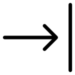 Arrow Right To Line SVG Icon